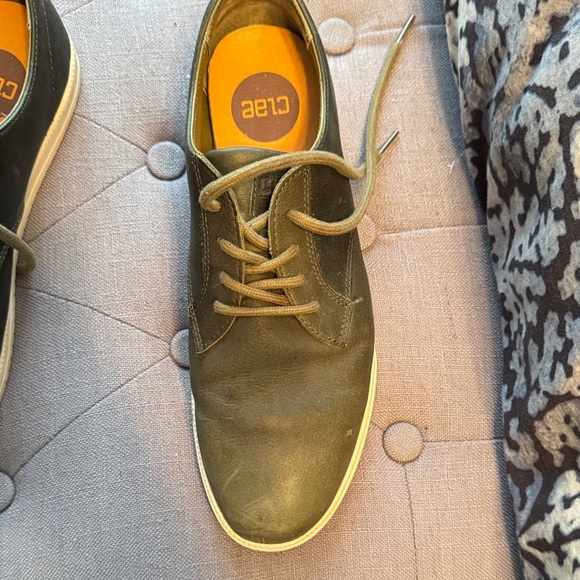 Clae Men's Olive Green Oxfords - Picture 2 of 7
